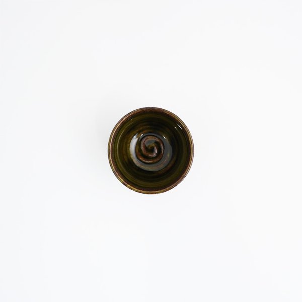 画像4: 2025新作:【酒器コレクション】深緑ぐい呑 (4)