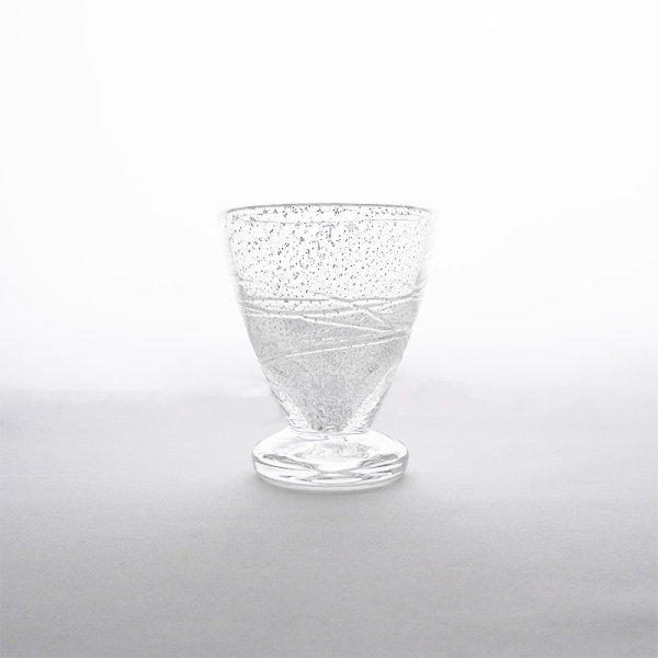 画像2: 2025新作:【JUN -純-】銀箔高台ぐい呑 (2)