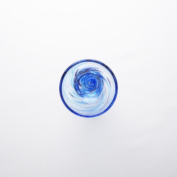 画像4: 2025新作:【JUN -純-】丸くびれぐい呑 青 (4)