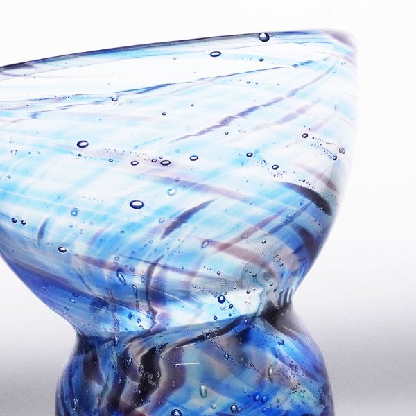 画像5: 2025新作:【JUN -純-】丸くびれぐい呑 青 (5)