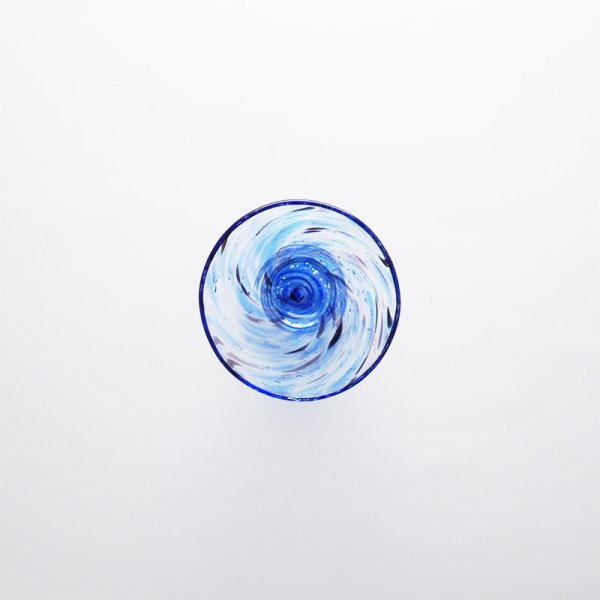 画像4: 2025新作:【JUN -純-】反りくびれぐい呑 青 (4)