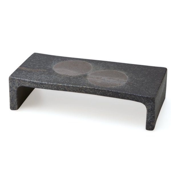 画像1: 【DAN-DAN】段皿（大）　黒 【DAN-DAN】Large Step Plate Black (1)