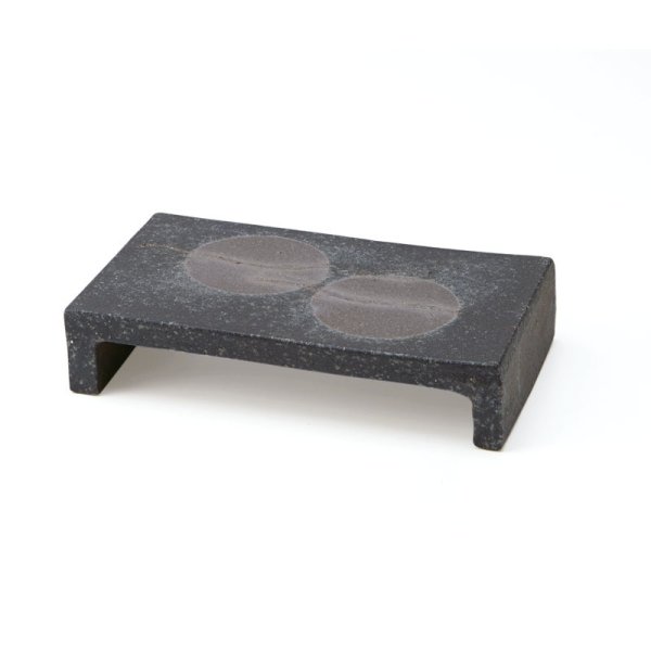 画像1: 【DAN-DAN】段皿（中）　黒 【DAN-DAN】Medium Step Plate Black (1)