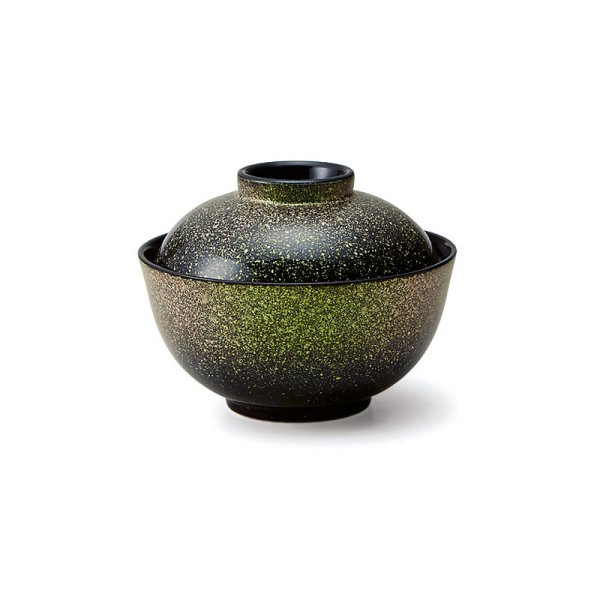 画像1: 【GINGA -銀河-】煮物碗　緑 【GINGA -銀河-】Simmered Dish Bowl Green (1)