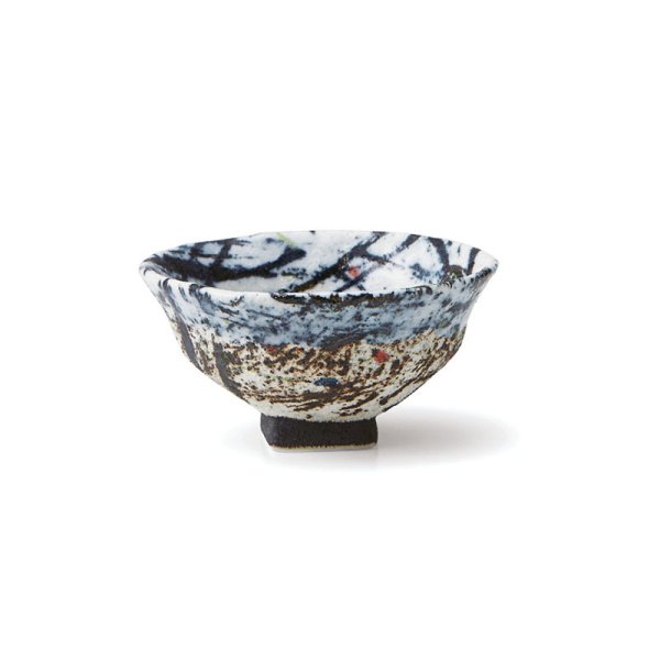画像1: 【飯碗コレクション】筆なぶり飯碗 【Rice Bowl Collection】Brush Stroke Rice Bowl (1)