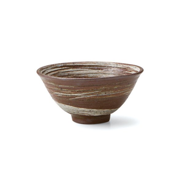 画像1: 【飯碗コレクション】くし目飯碗（大） 【Rice Bowl Collection】Comb pattern Rice Bowl Large (1)