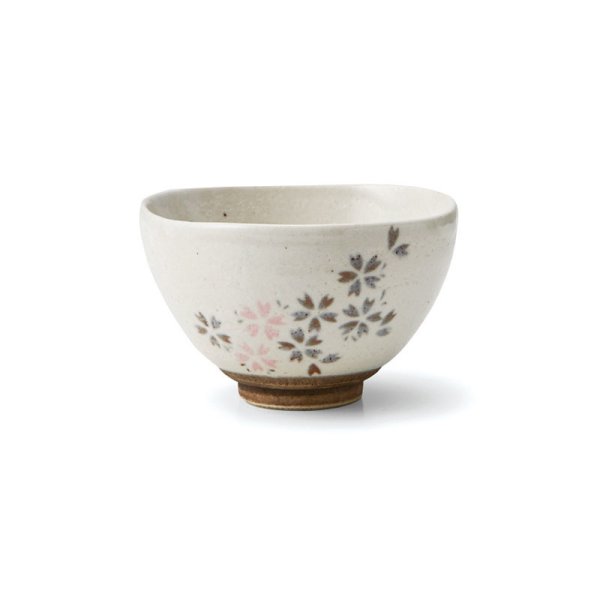 画像1: 【飯碗コレクション】桜ねずみ志野飯碗（大） 【Rice Bowl Collection】Sakuranezumi Shino Rice Bowl Large (1)
