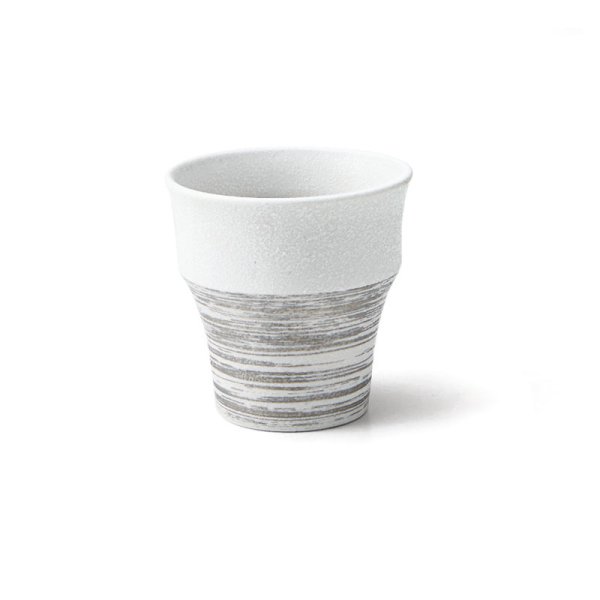 画像1: 【酒器コレクション】粉雪カップ　銀彩 【Sake Cup Collection】Konayuki Cup Gindami (1)