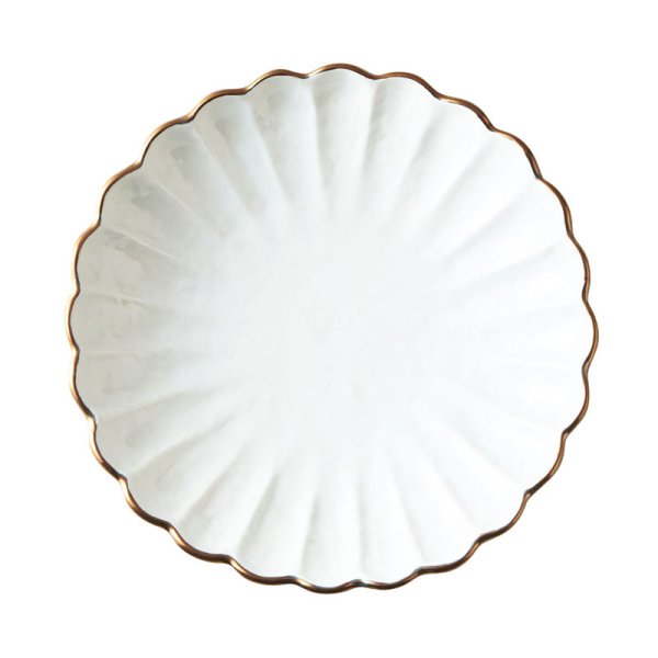 画像1: 【KINKA -金華-】大皿　白 【KINKA -金華-】Large Plate White (1)