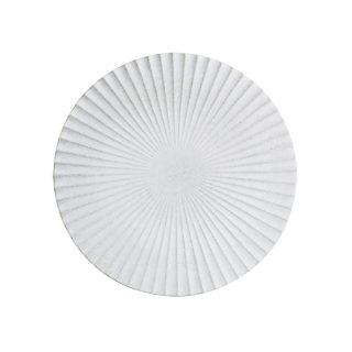 2025新作：【TO-O】22cmプレート 白 - とうしょう窯