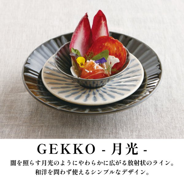 画像10: 【GEKKO -月光-】8寸深鉢　黒 【GEKKO -月光-】24cm Deep Bowl Black (10)